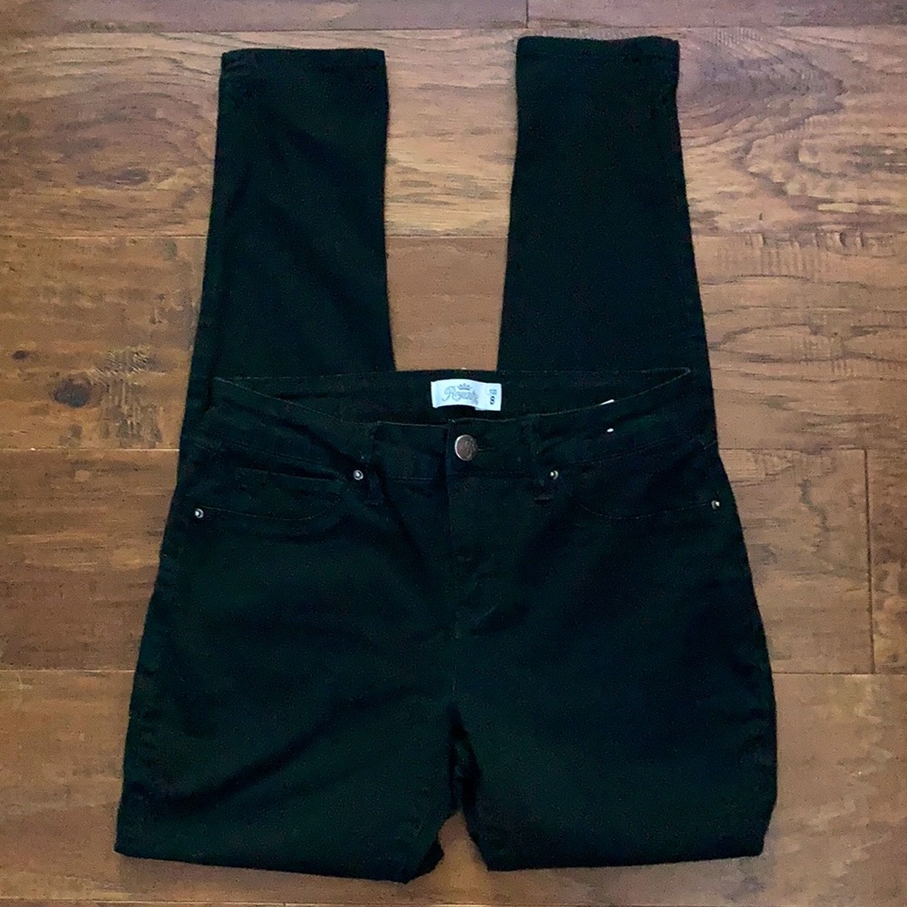 Royalty Black Straight Leg Jeans